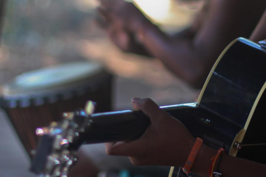 Music has long been a vital instrument in transcending cultures. Artist and writer Candace Rose Rardon picks up a guitar to connect in new and more personal ways.