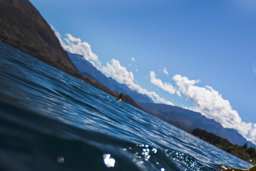 Take a deep breath and share a few seconds with a pod of dolphins off the coast of Kaikoura.