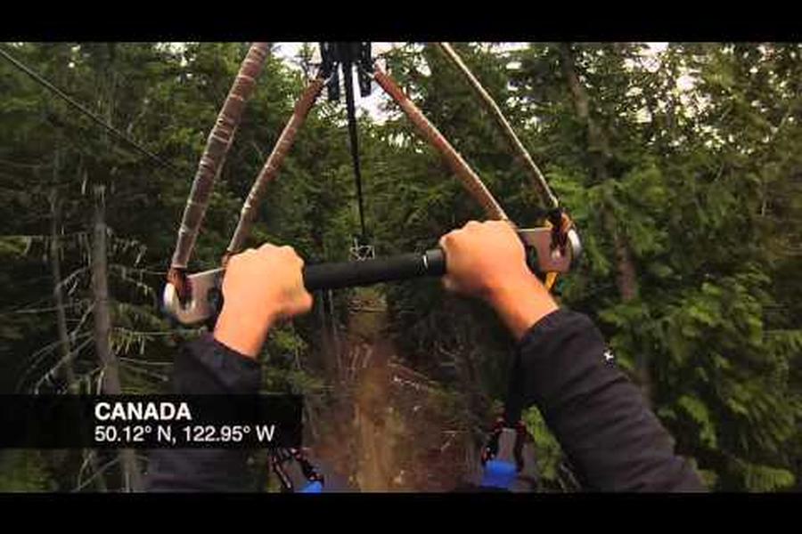 We've got some high-flying adventure in today's 7 Seconds. Strap in and take to the skies down a Western Canada zipline!