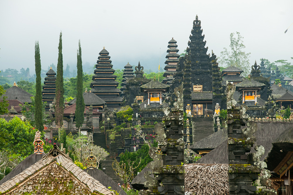 Pavilion Towers at Besakih Temple.