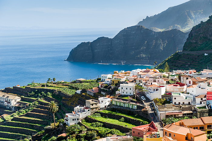 As colourful as canaries, cottages dot the landscapes of Tenerife and La Gomera