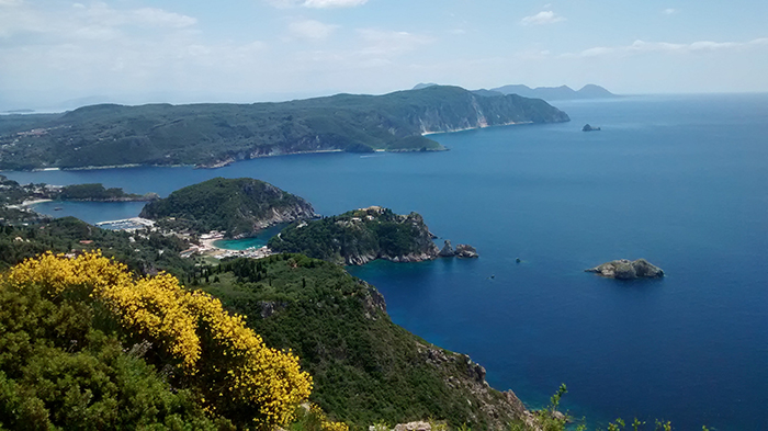 Catch the view from Angeloskastro, an ancient Byzantine castle