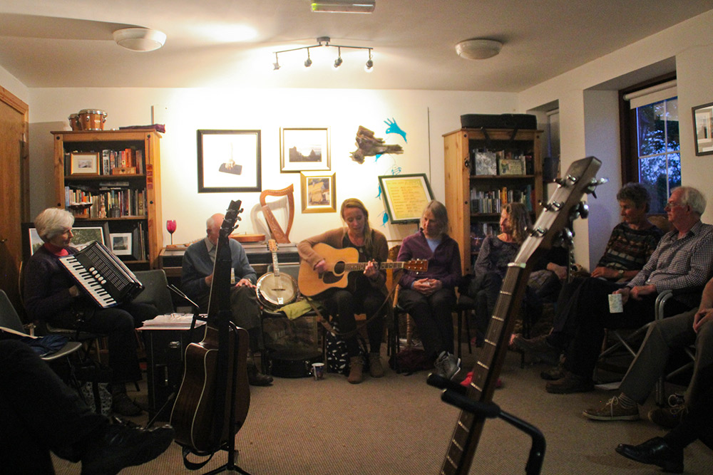 Candace has the chance to share a song with the group.