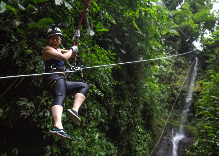 feel free as a bird as you soar through the jungle canopy