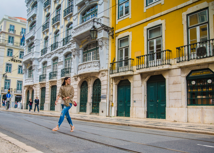 head out on the lovely streets of Lisbon to meet new friends